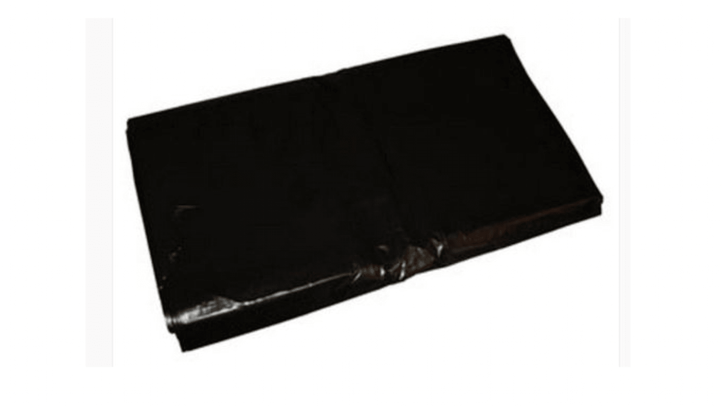 Cromwell Polythene Black Bin Bag, 0.027mm Thickness, 75 per Package