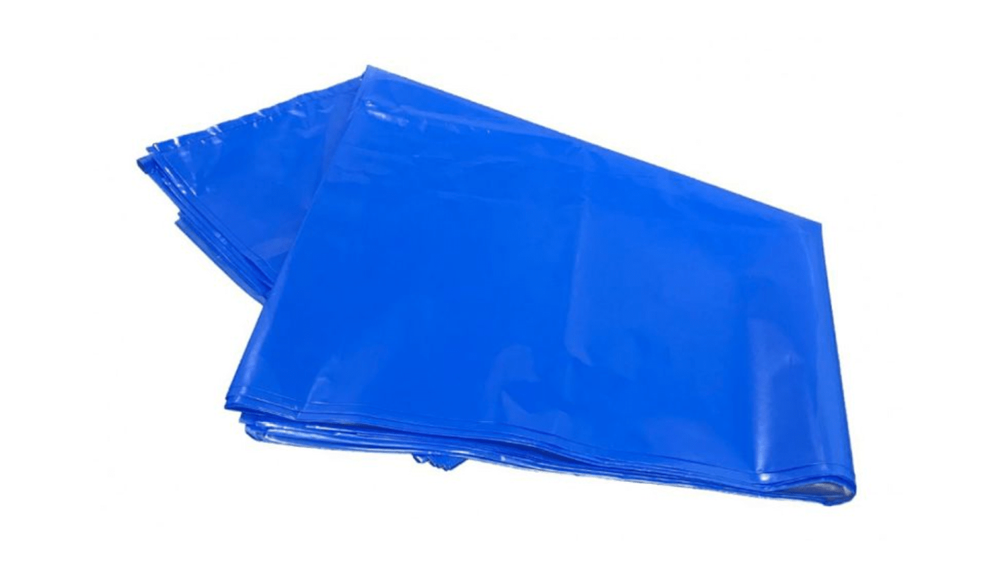 Cromwell Polythene 75 Stk Müllsäcke, LDPE, Blau, 75L