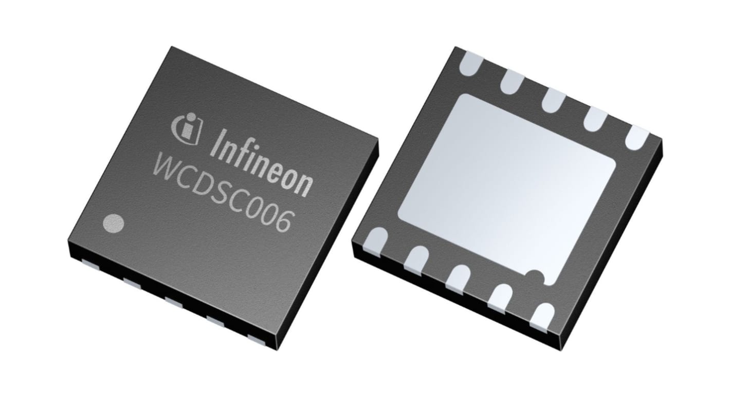 Driver de MOSFET WCDSC006XUMA1, TTL 4 A 5.5V, 10 broches, PG-WSON-10