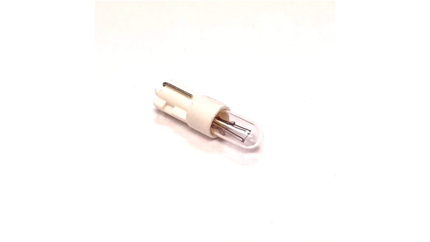 CML Innovative Technologies T5汽车白炽灯, 1 W, 24 V, 40 mA, 楔形灯座, Φ5.15mm, 1000h寿命