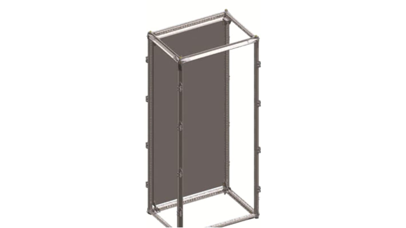 ABB RAL 7035 Steel Frame with Rear Wall, 1.114m W, 325mm L For Use With Cabinets TriLine