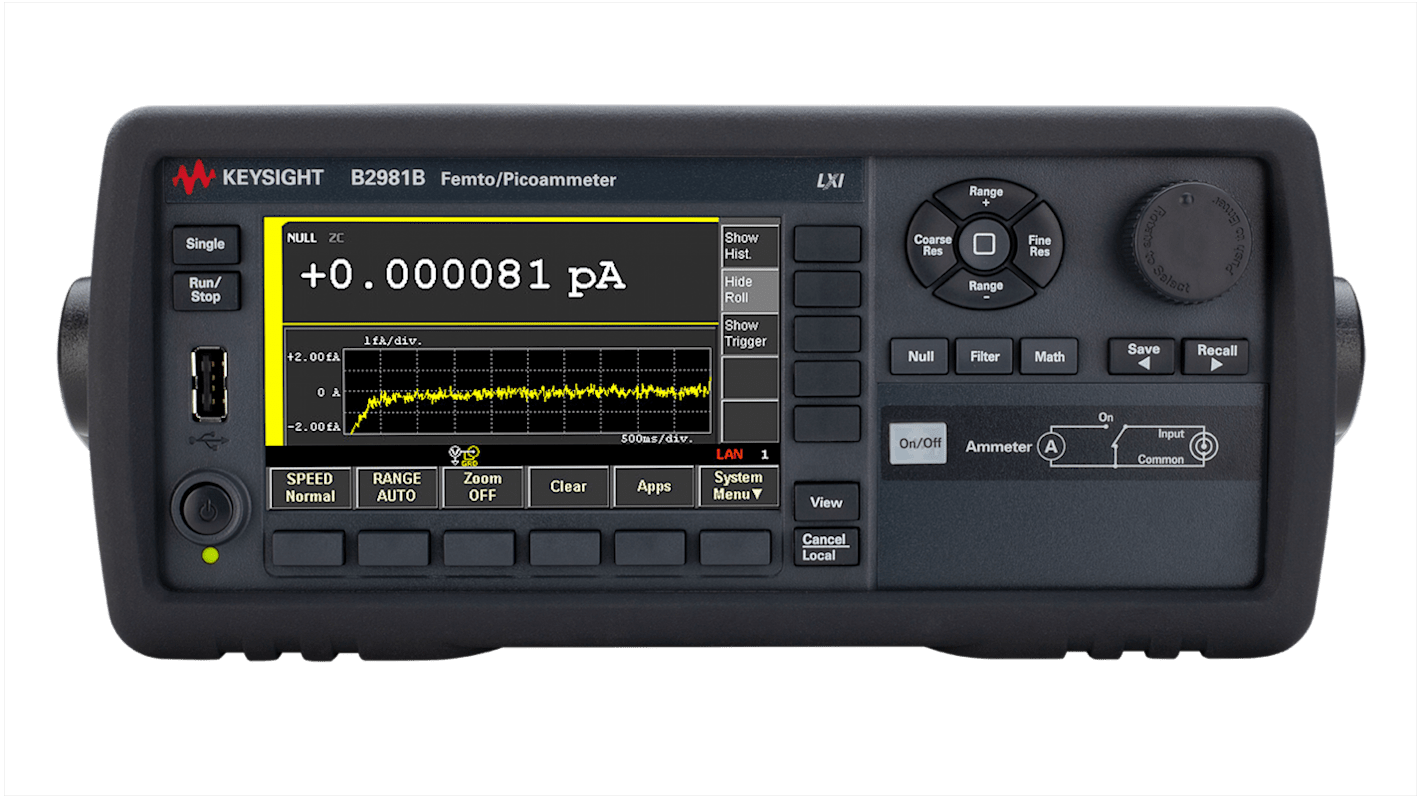 Keysight Technologies 台式皮可安培计