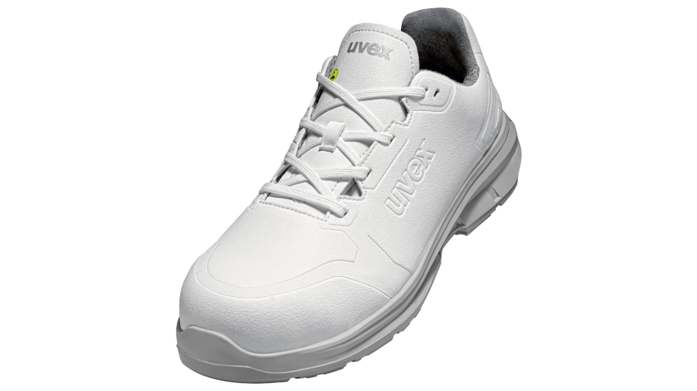 Uvex Uvex white Unisex White Composite Toe Capped Safety Shoes, UK 8, EU 42