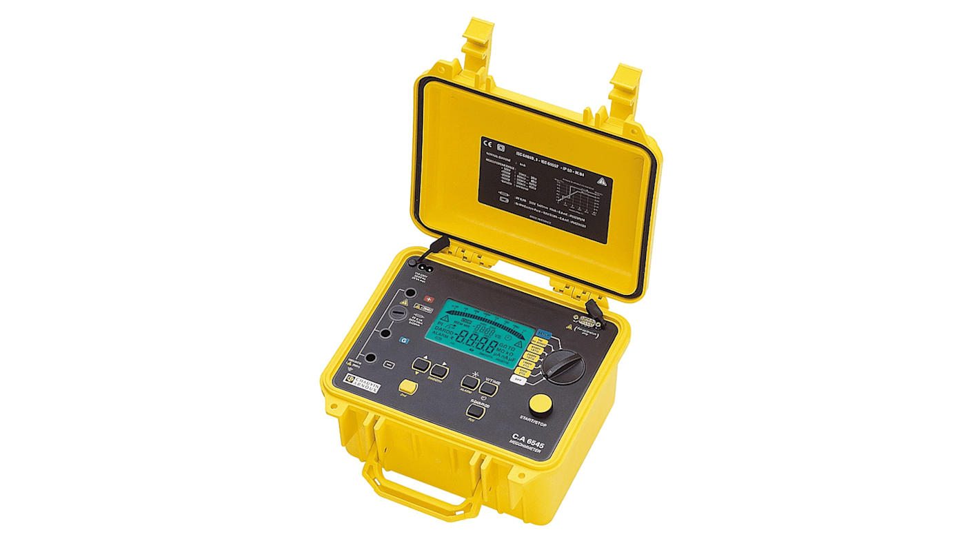 Chauvin Arnoux Isolationsprüfgerät, 5100V / 10000GΩ Isolationswiderstand Prüfgerät