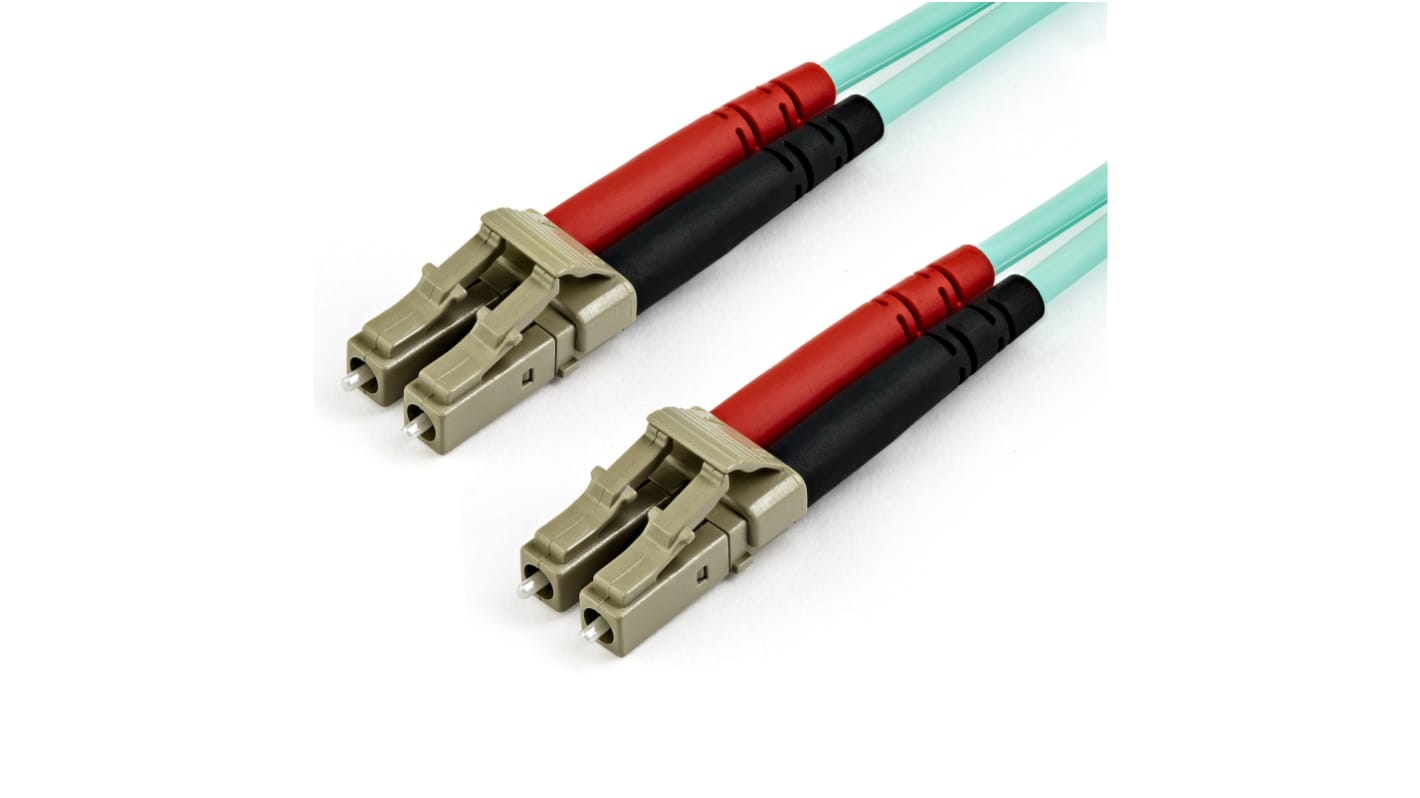 StarTech.com LC to LC OM4 Multi Mode Fibre Optic Cable, 50/125μm, 10m