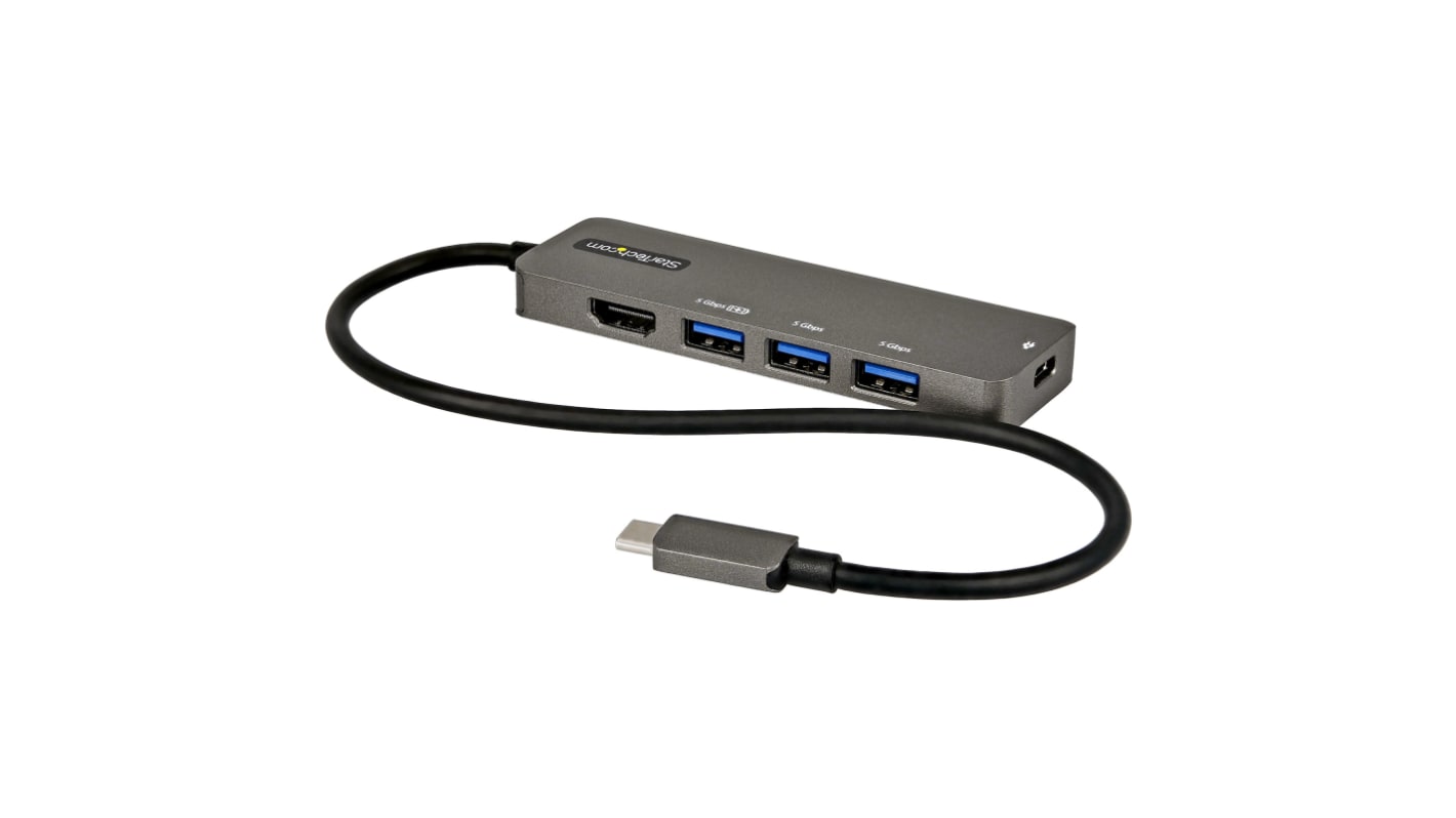 StarTech.com 4K USB-C Docking Station with HDMI - 4 x USB ports, USB A, USB C