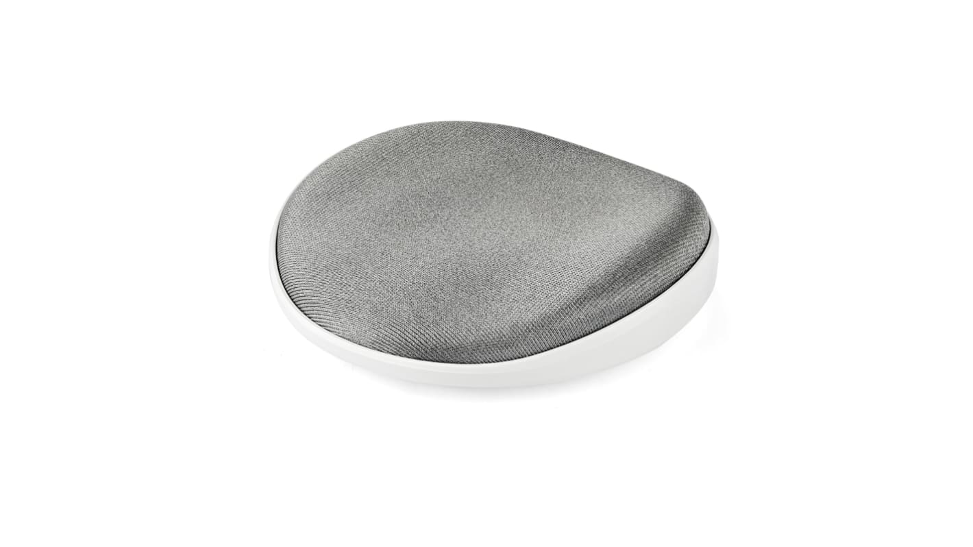 StarTech.com Silver, White Foam, Mesh Fabric, Plastic Wrist Rest 9.6 x 9.6 x 2.7cm 27mm Height