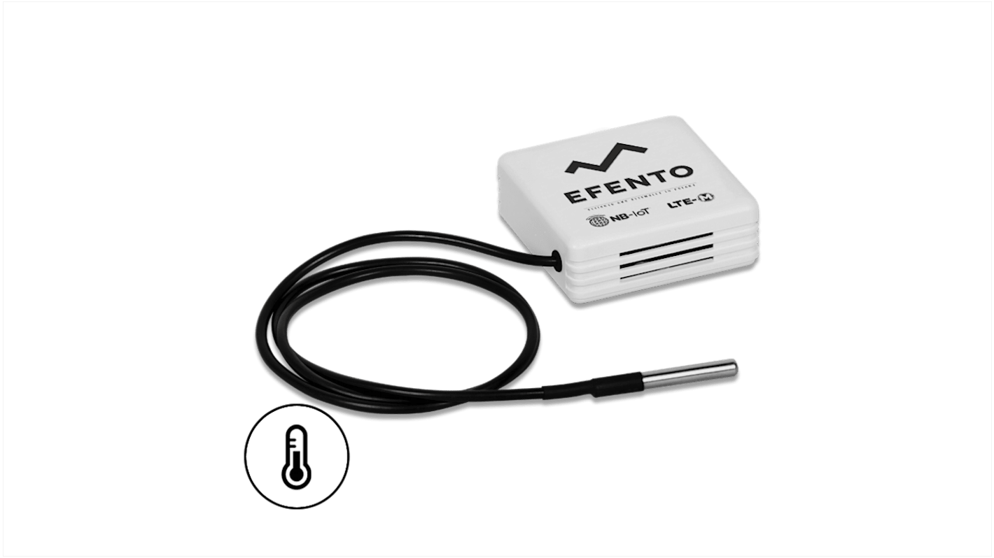 Efento 温度数据记录仪, 1输入, 蓝牙接口, 最大可测2700mA, 最大可测3.6V, 5906660327035