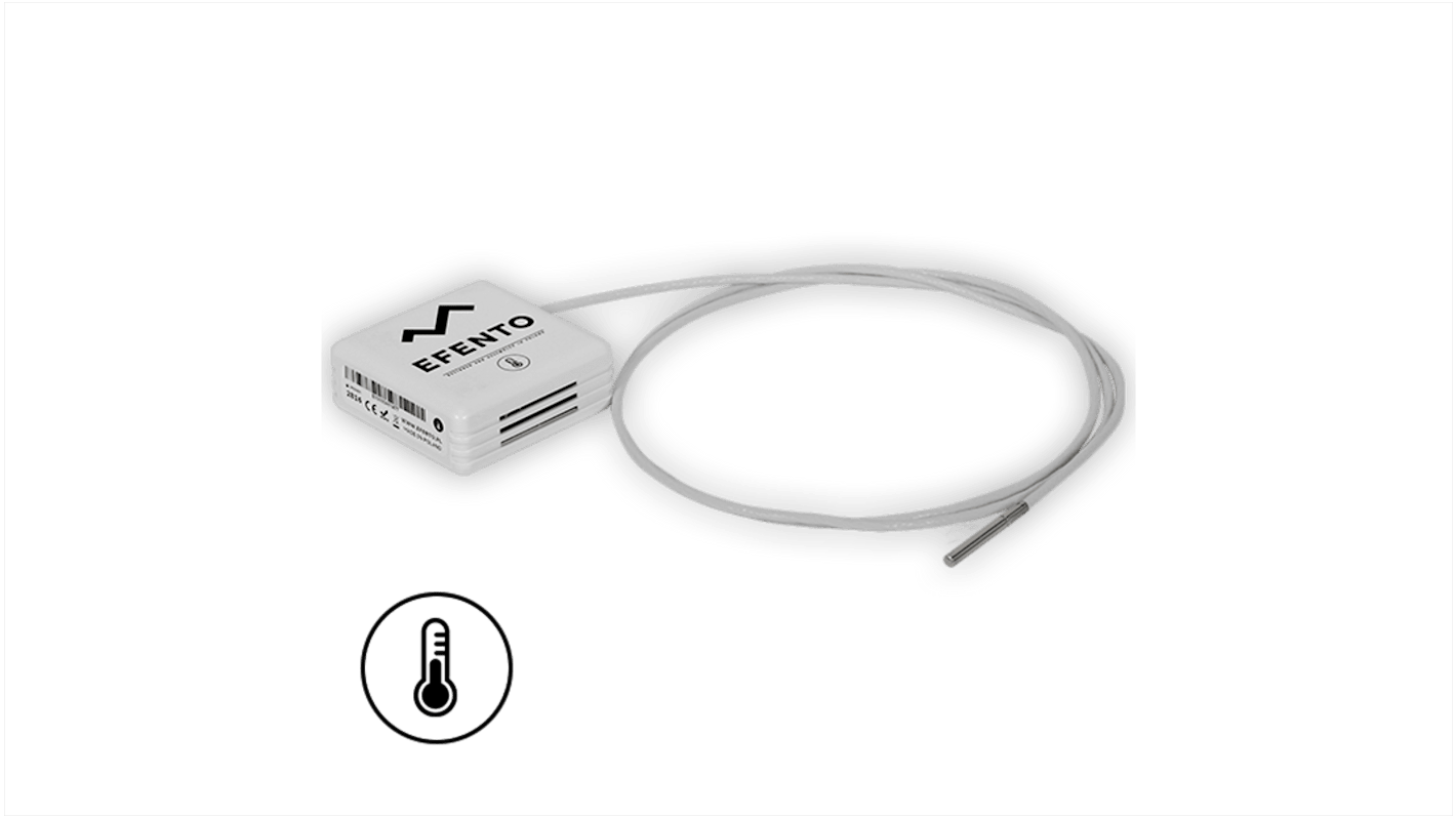 Efento 温度数据记录仪, 1输入, 蓝牙接口, 最大可测2700mA, 最大可测3.6V, 5906660327097