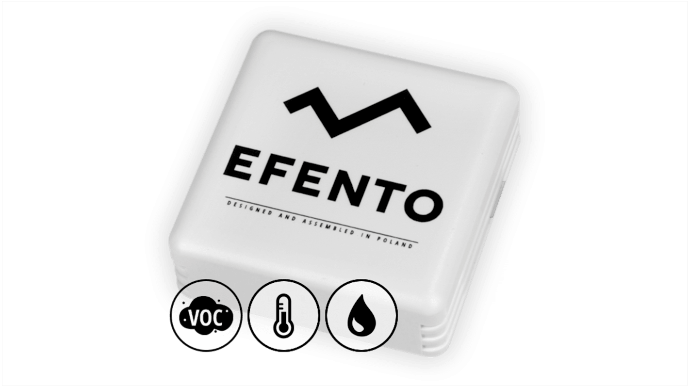 Efento 5906660327400 Air Quality Data Logger, Bluetooth, 3 Input Channel(s)