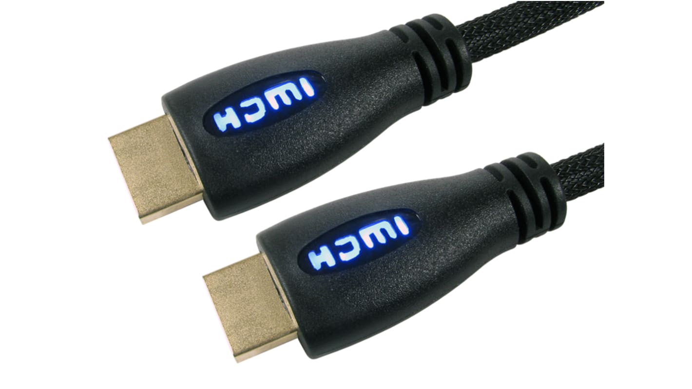 RS PRO, 2m Male HDMI to Male HDMI 4K