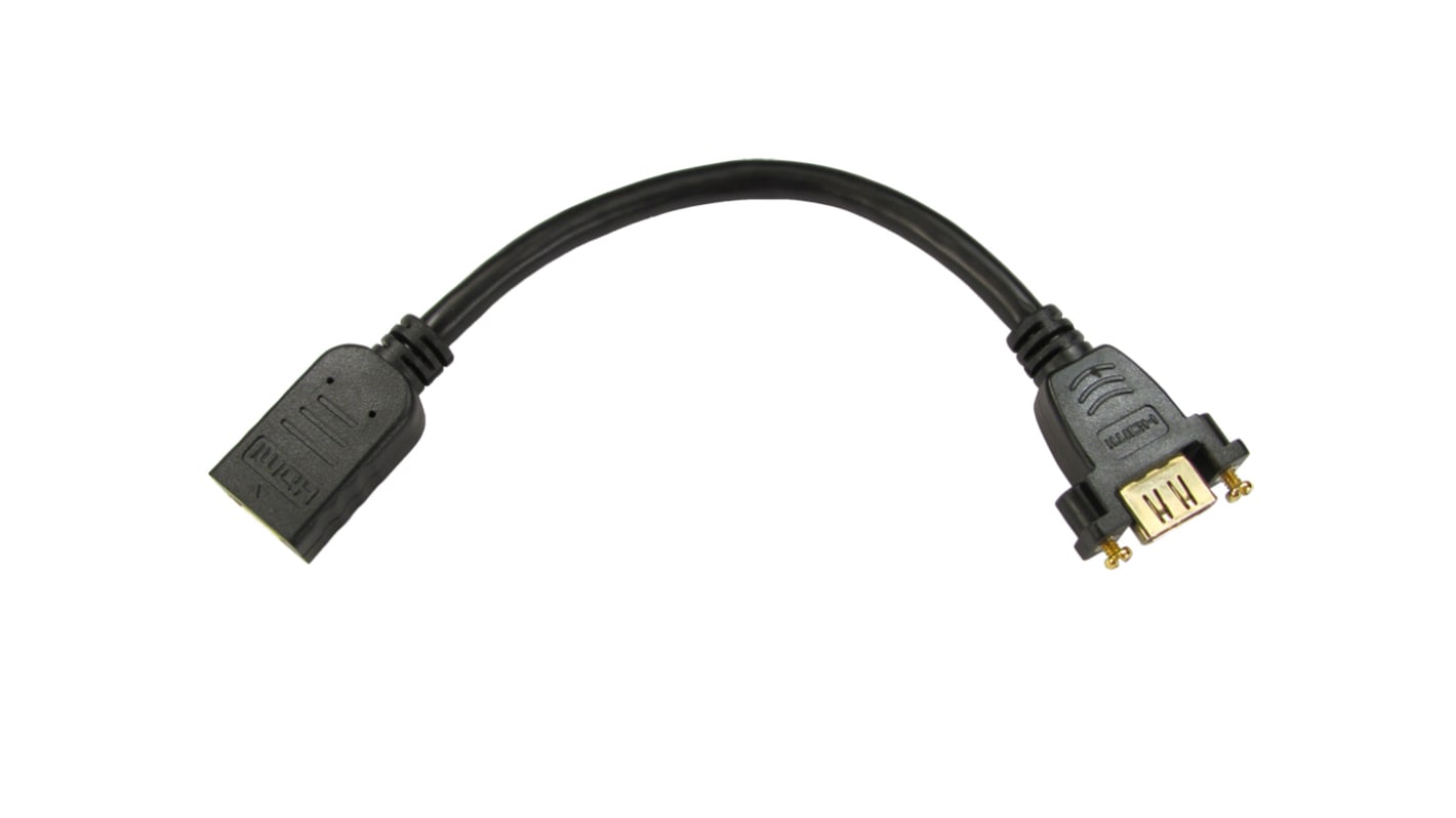RS PRO, 90cm Female HDMI to Female HDMIHigh Speed 4K