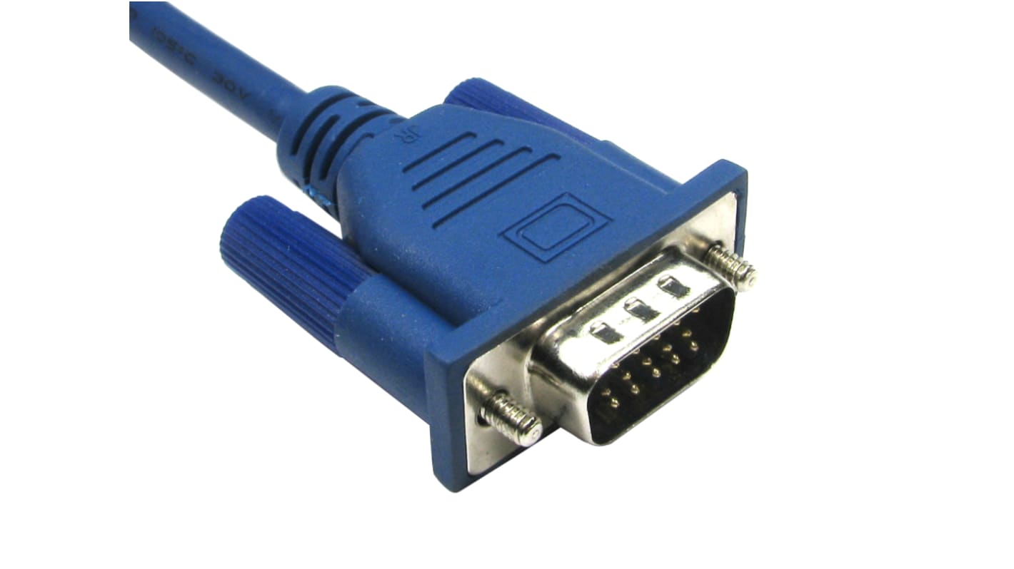 Kabel VGA złącze A Męskie złącze B Męskie długość 2m RS PRO
