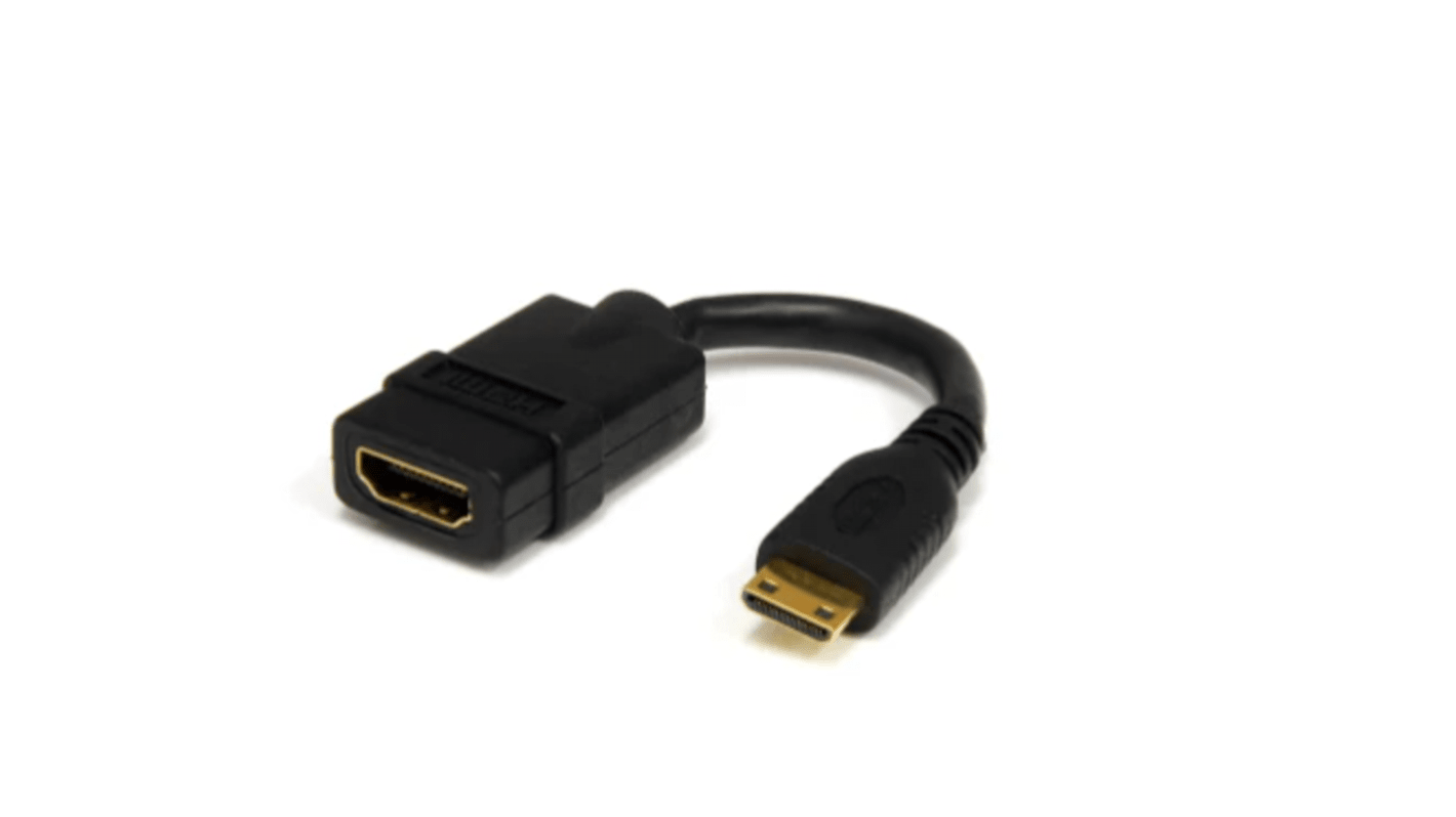 RS PRO Adapter, Male Mini HDMI to Female HDMI