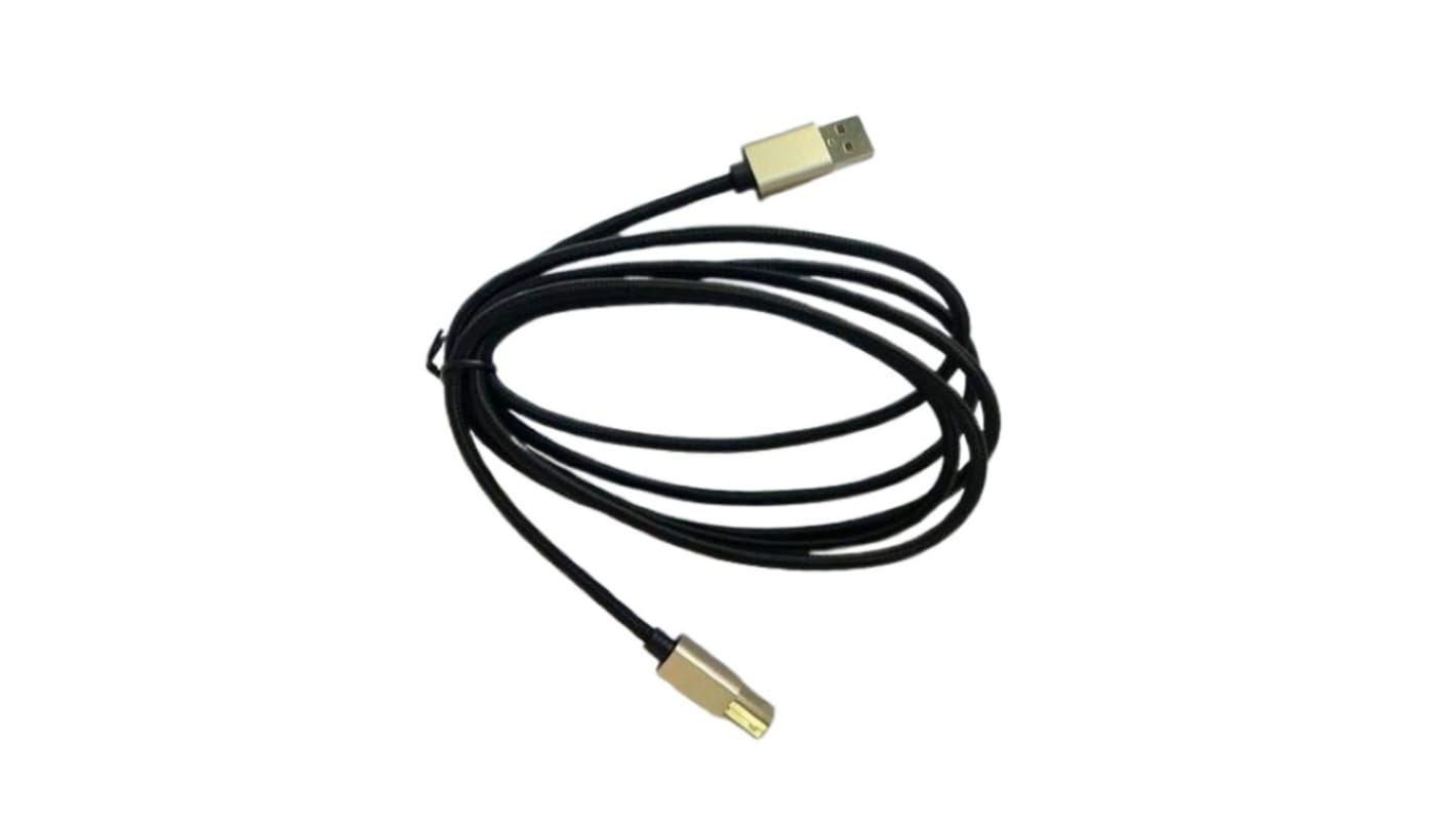 RS PRO USB 2.0, Male USB A to Male USB B, 2m