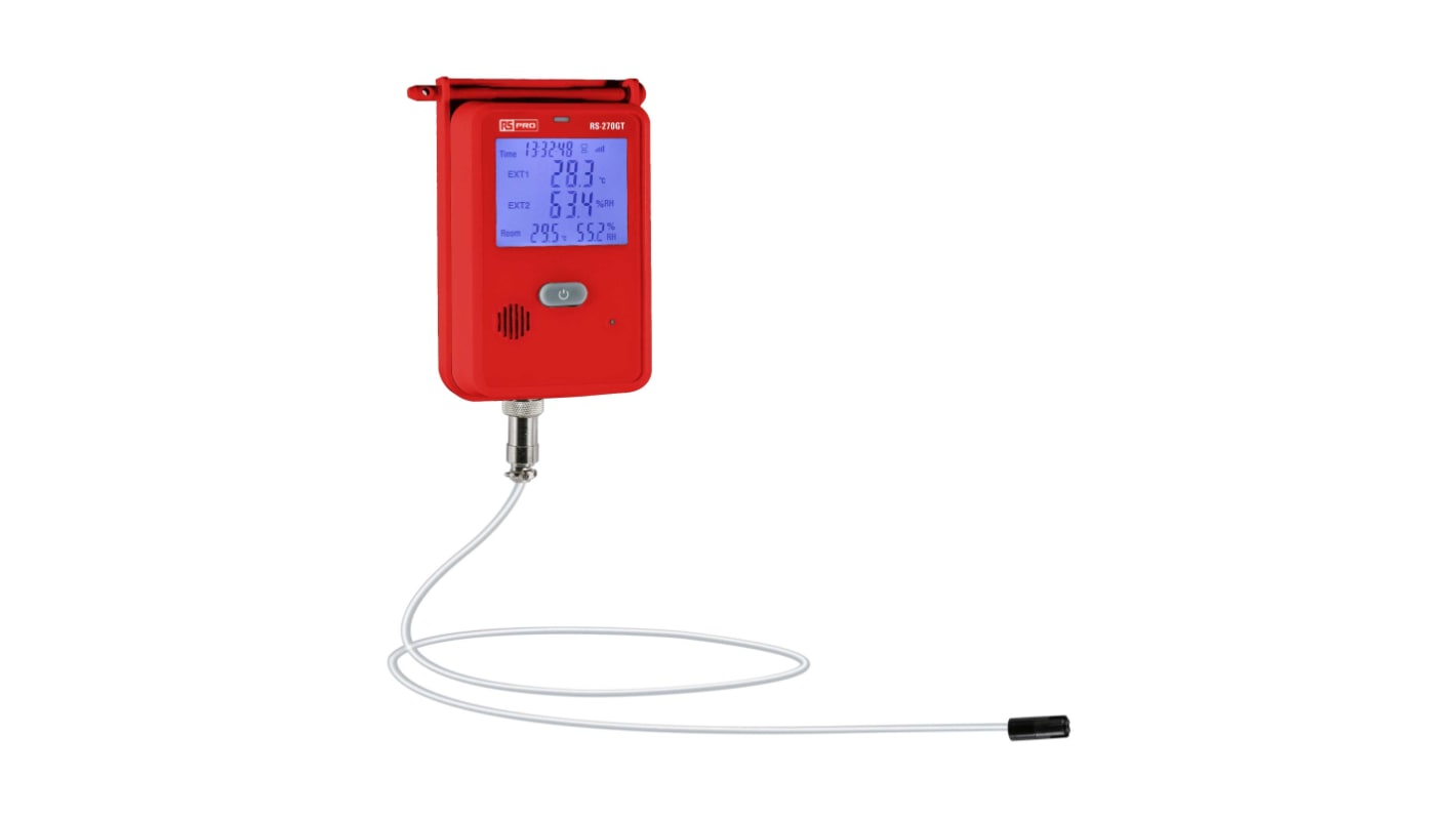 Termometr cyfrowy +75°C Rejestrujący RS PRO