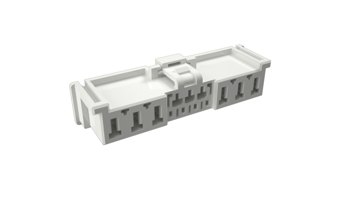 Amphenol Communications Solutions Receptacle Crimp Connector Housing, 1mm Pitch, 6, 7 Way