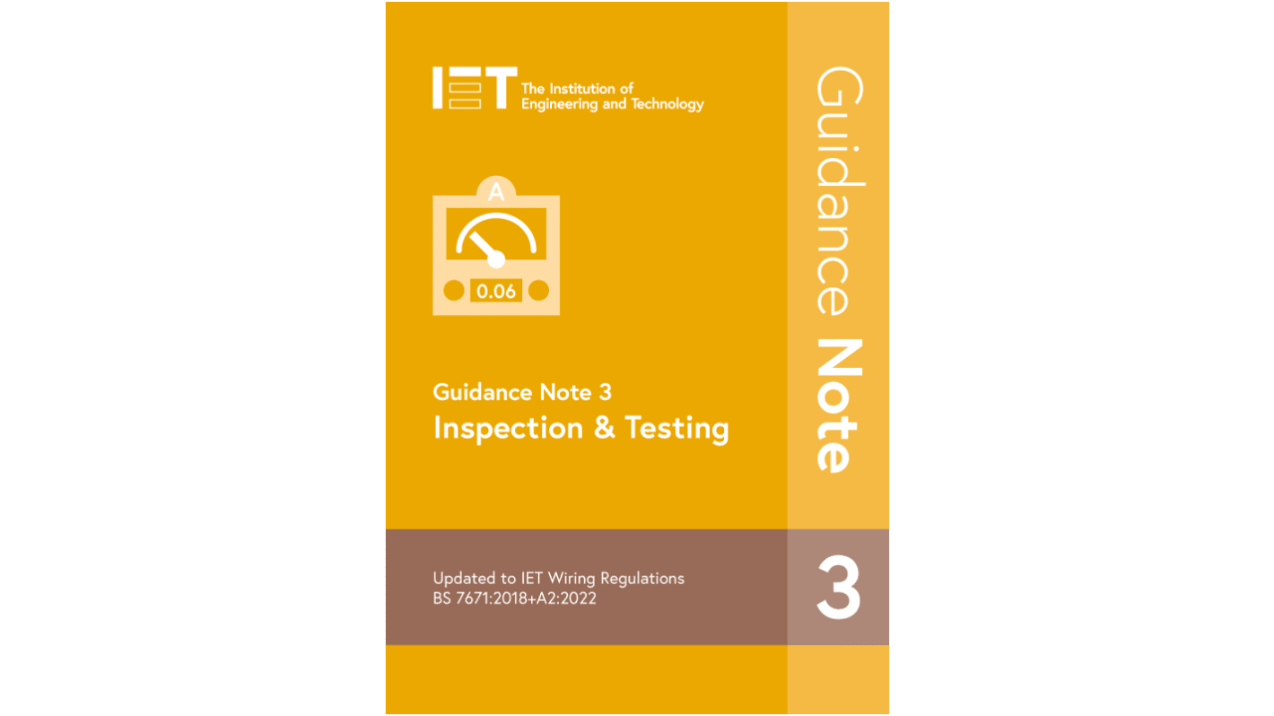 IET 平装《Guidance Note 3: Inspection & Testing》, (9th版本)
