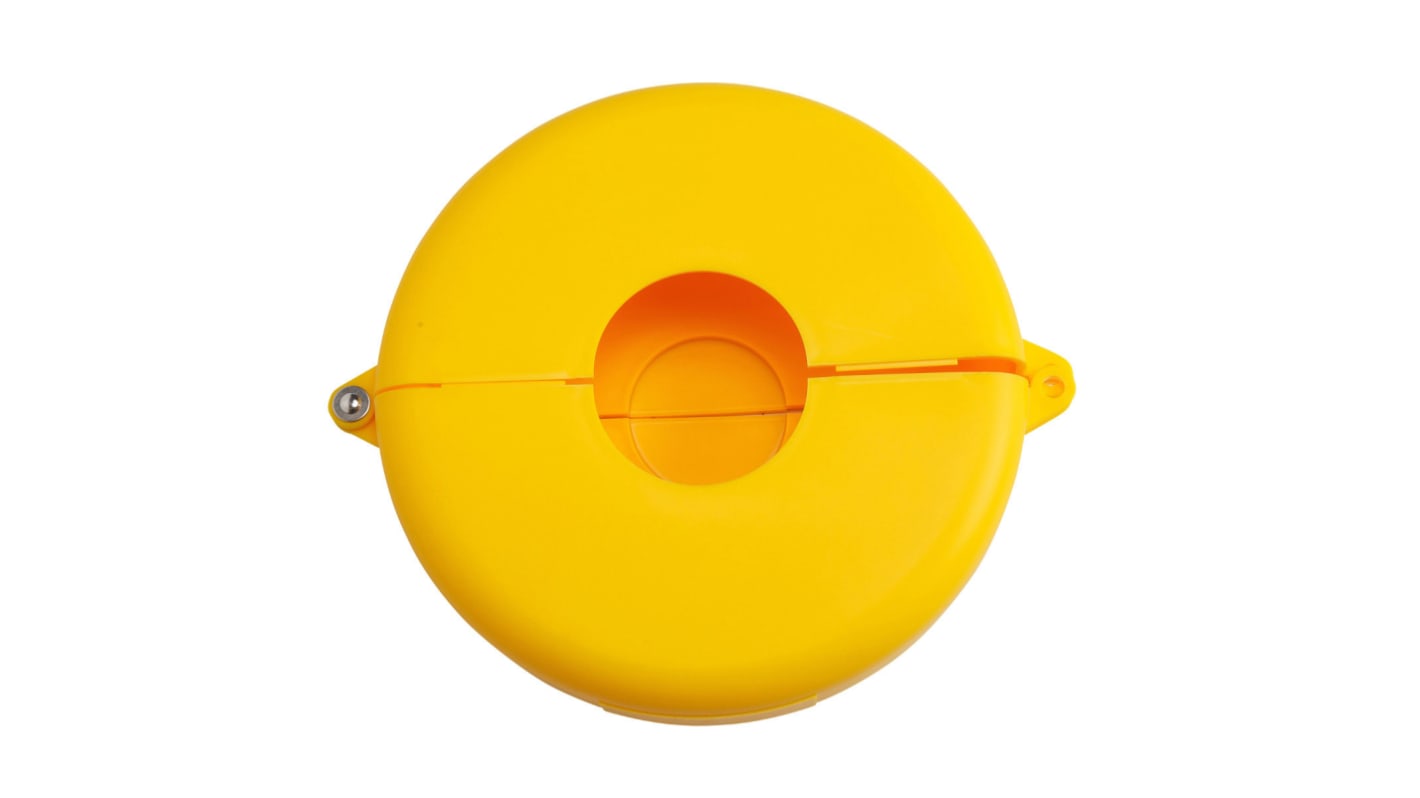 Brady Polypropylen Halter Typ Armaturabsperrung, 1-fach Verriegelung, 254mm bis 330.2mm, Ø 9.53mm, Gelb