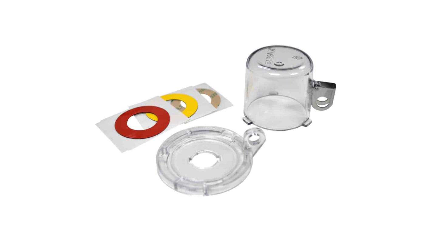 Brady Transparent 1-Lock Polycarbonate Push-button & Rotary Switch Lockouts, 7.00mm Shackle, 16mm Attachment