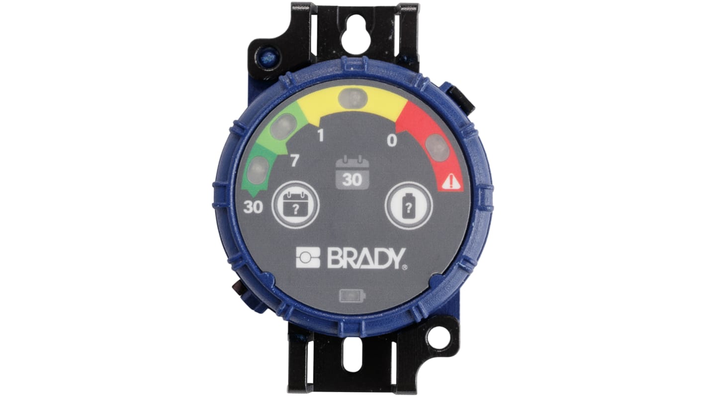 Brady Baugerüst-Einsteckschild Inspektionsanhänger Blau, 10 Stück, Setinhalt 10 Inspektionszeitgeber