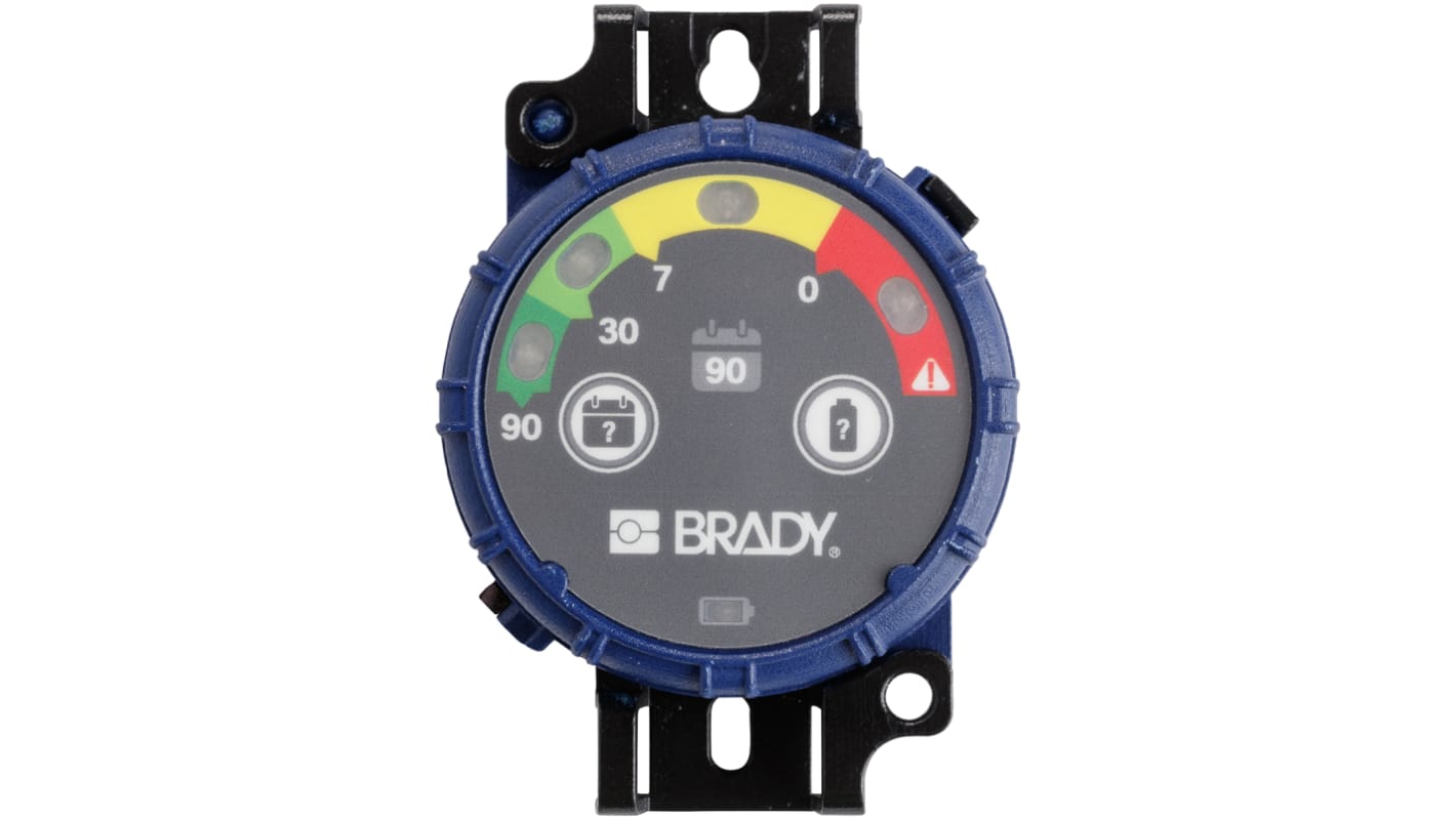 Brady Baugerüst-Einsteckschild Inspektionsanhänger Blau, 10 Stück, Setinhalt 10 Inspektionszeitgeber
