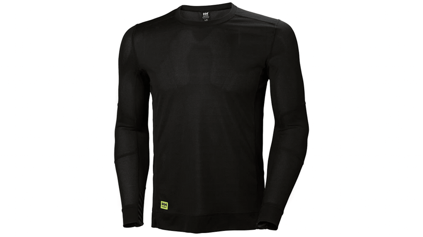 Helly Hansen Black Polypropylene Thermal Shirt, 4XL