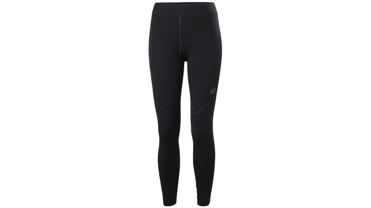 Helly Hansen Black 43 % Polypropylene, 57 % Merino Thermal Long Johns, L