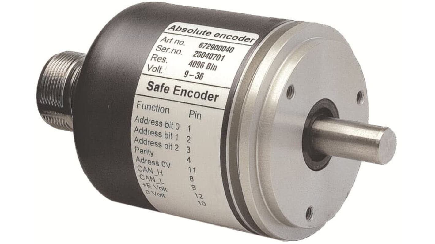 ABB RSA Series Absolute Absolute Encoder, Solid Type, 10mm Shaft