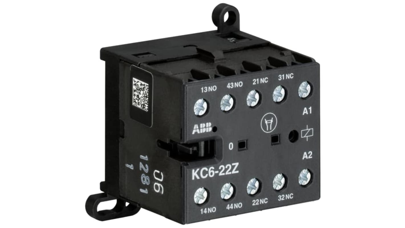 ABB GJH Contactor Relay, 4 A, 2NC/2NO