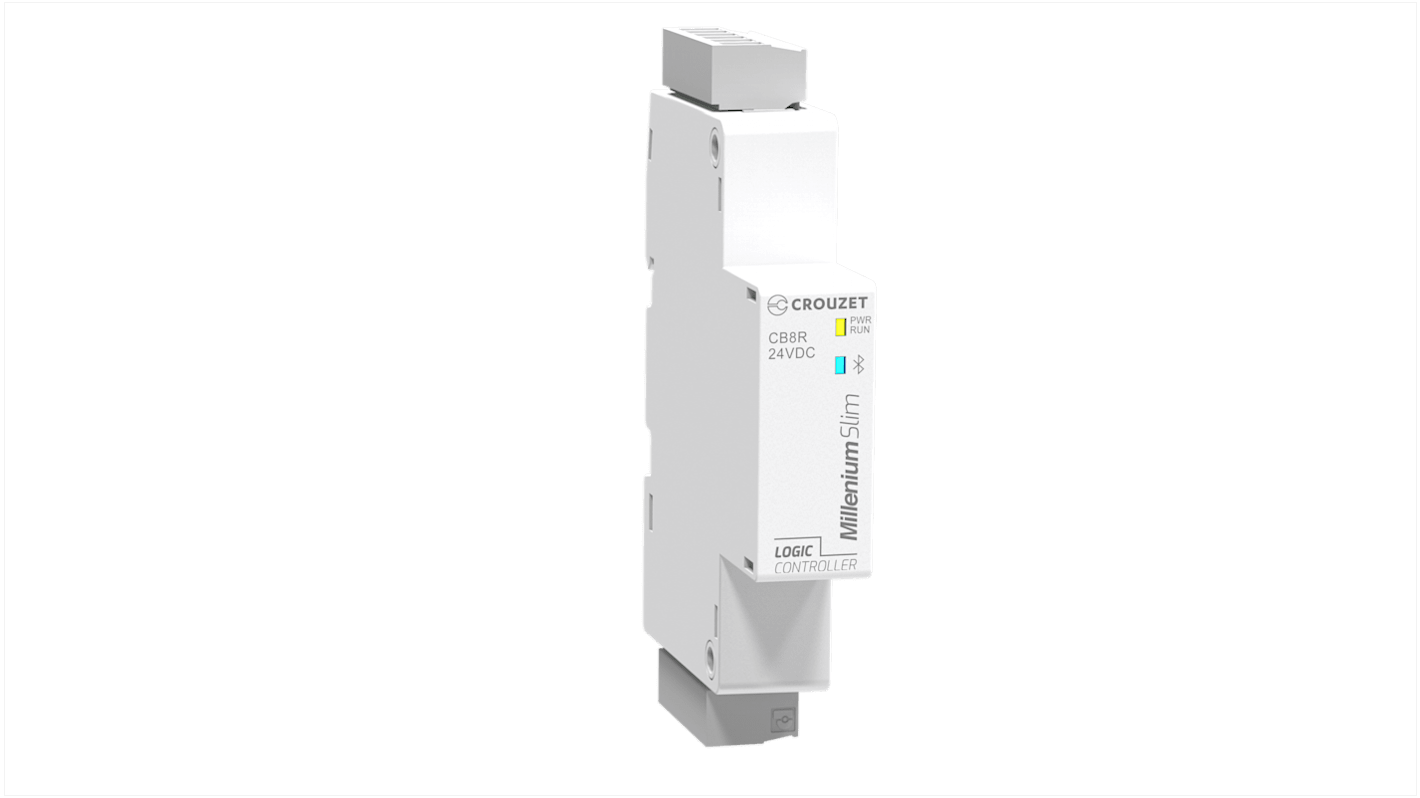 Crouzet Millenium Slim Series Logic Controller for Use with Control Panel, 24 V DC Supply, Relay Output, 4-Input,