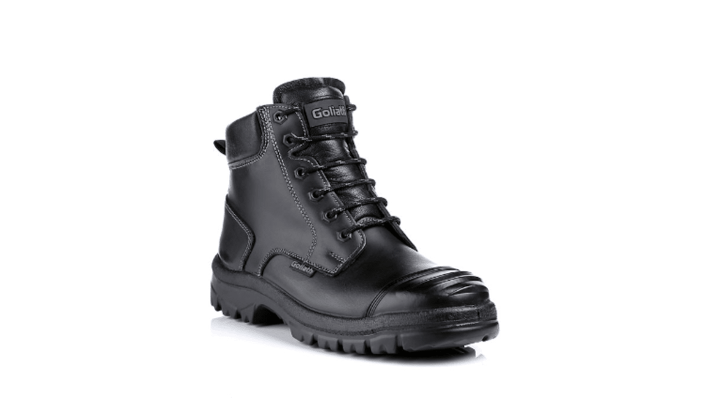 Goliath SDR10CSI Black Steel Toe Capped Men's Safety Boots, UK 7, EU 41