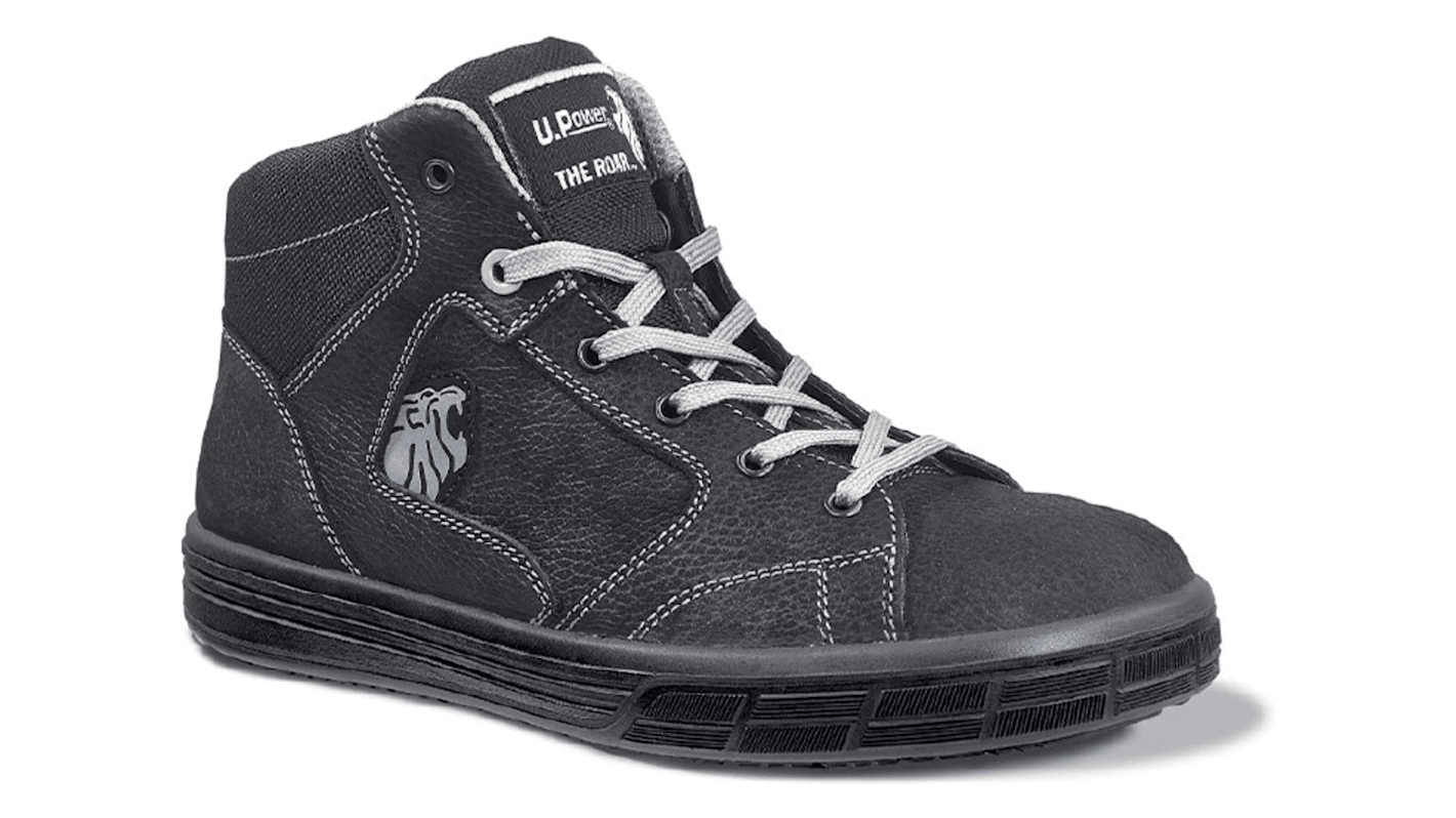 SN10014 07 UPower SN10014 Black Aluminium Toe Capped Unisex Safety Shoes UK 7 EU 41 RS