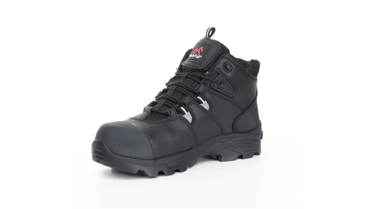 Rockfall Rhyolite - TC3000 Black Fibreglass Toe Capped Men's Safety Boots, UK 9, EU 43