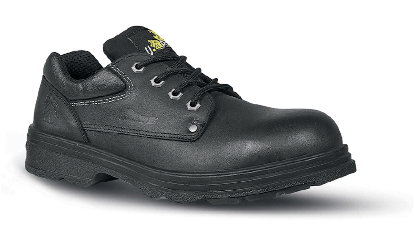 UPower UM20013 Unisex Black Composite Toe Capped Safety Shoes, UK 8, EU 42