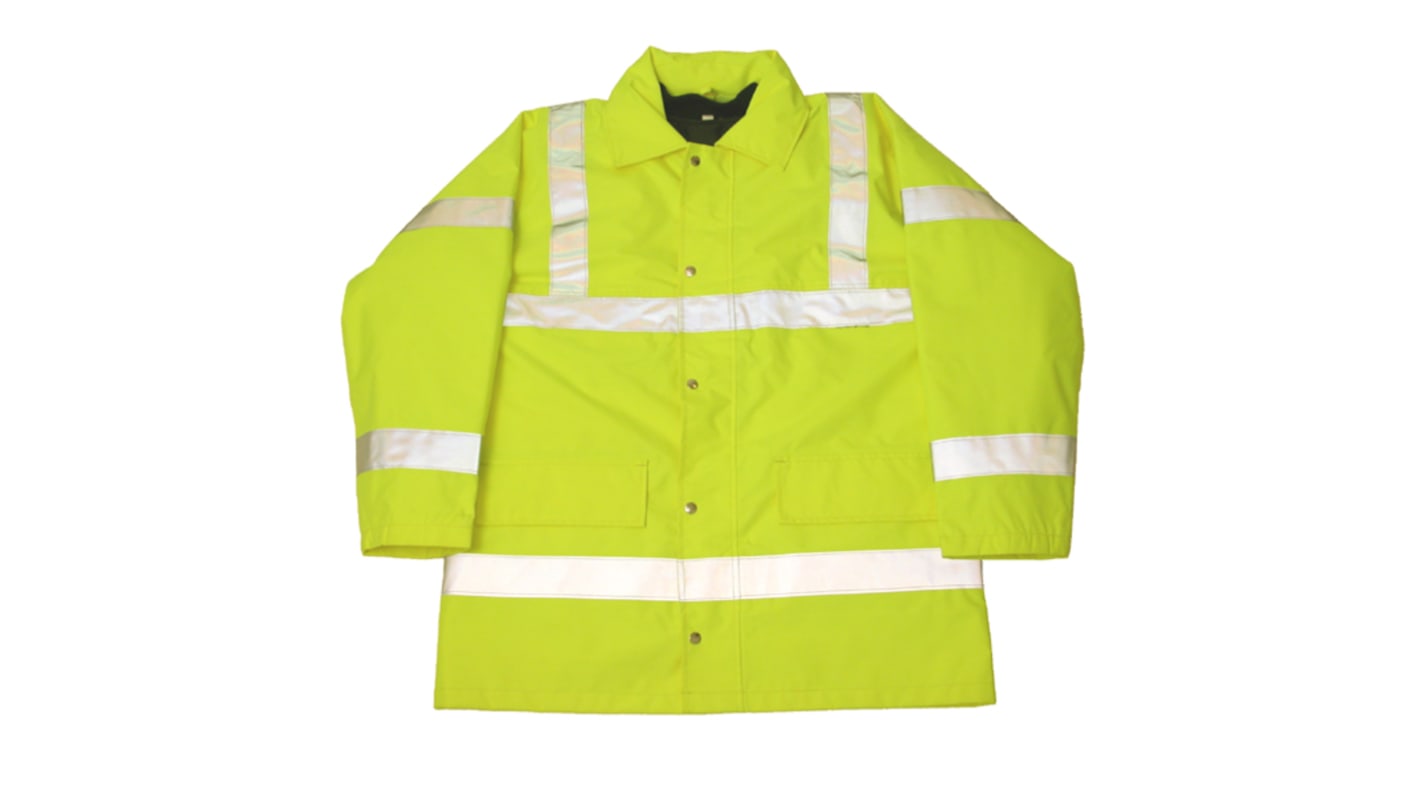 Veste haute visibilité C-Safe HV10 Imperméable, Jaune, taille M, Mixte