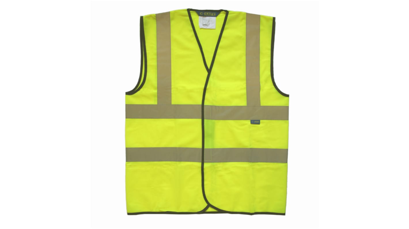 C-Safe Gul Høj synlighed Hi-vis vest, 3XL