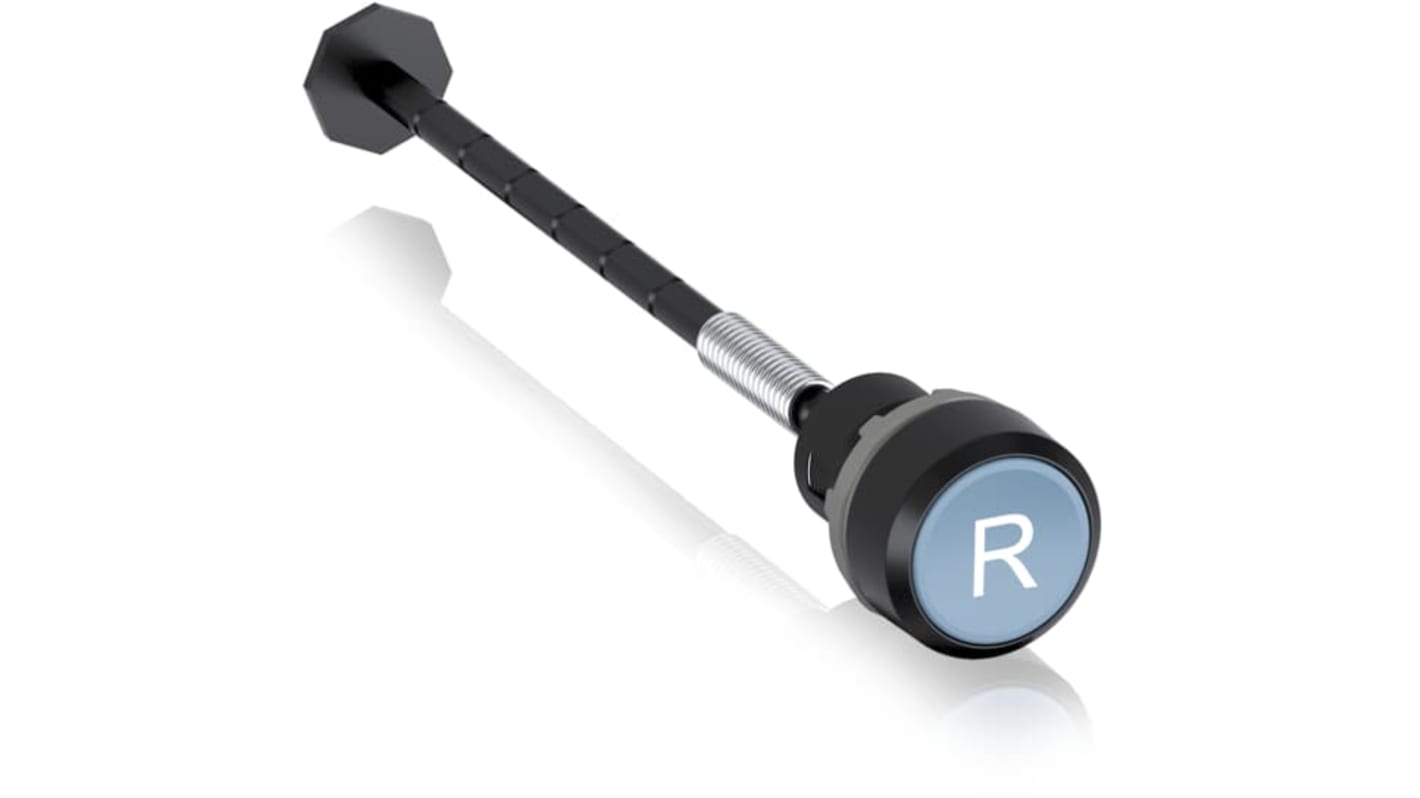 ABB KPR3 Series Blue Momentary Push Button Head, 22.5mm Cutout, IP66