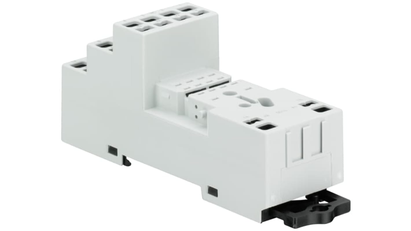 ABB CR 24V dc DIN Rail Relay Socket, for use with CR-M