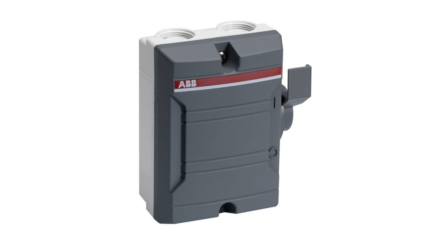 Interrupteur-sectionneur ABB 2CMA, 3, 25A, 690V c.a.