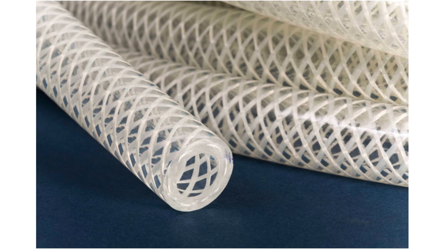 Tubo Saint Gobain de TPU Transparente, long. 30m, Ø int. 1/2plg, para Industrial