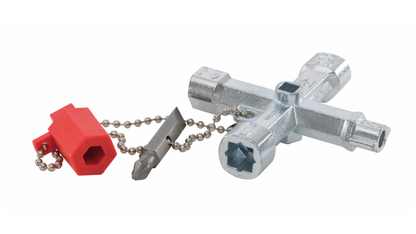 RS PRO Diecast Zinc 12-way Cross Wrench, 65x65 mm Capacity
