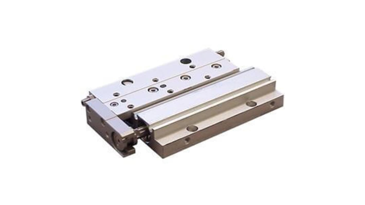 SMC Pneumatic Guided Cylinder - 16mm Bore, 75mm Stroke, MXF Series, Double Acting
