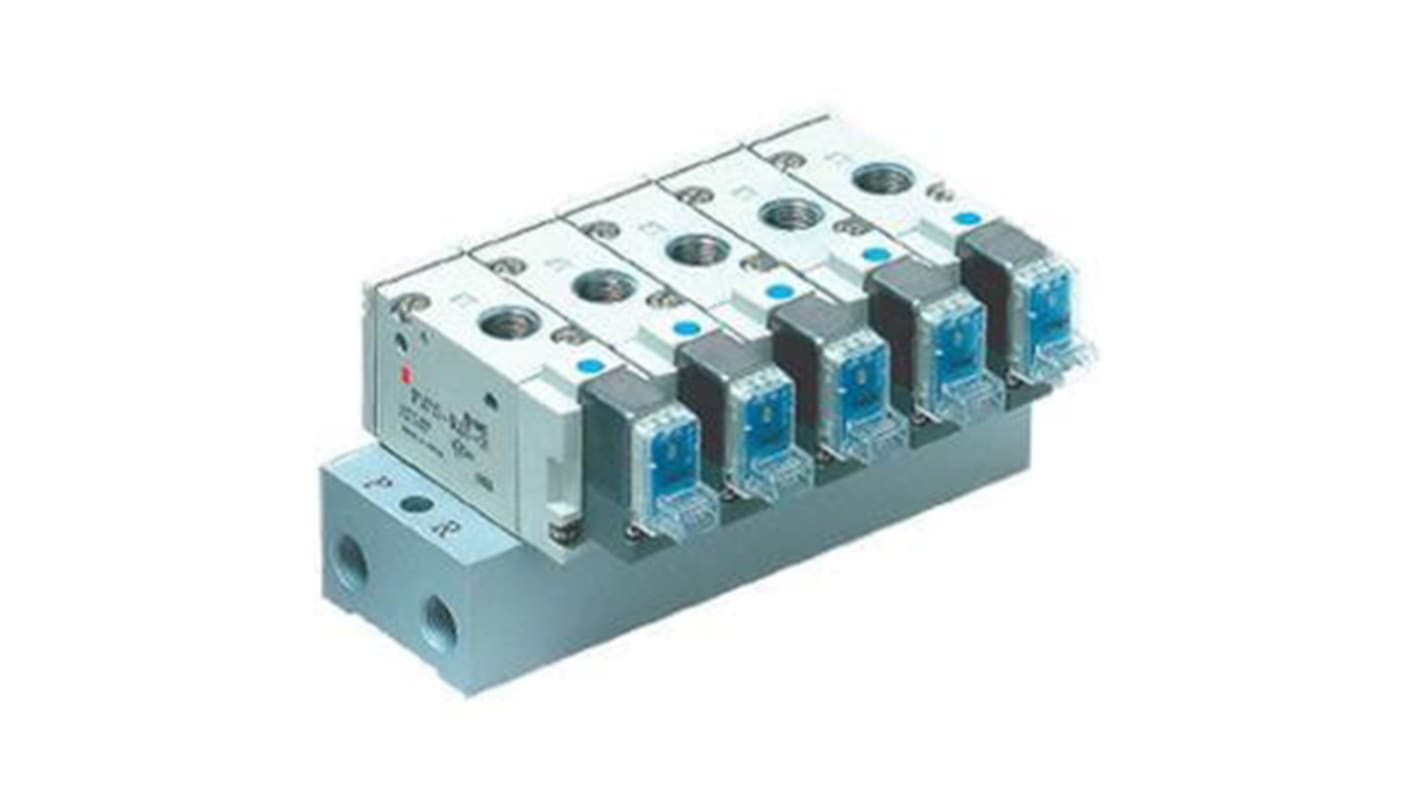 SMC SYJ700 series 8 station G 1/4 Manifold