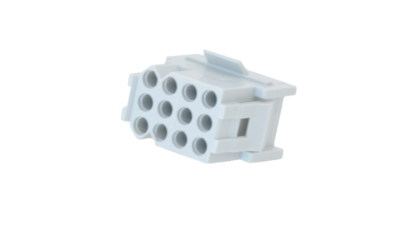 Carcasa hembra ITT Cannon TFR03RA10 / 121587-0031, Serie TSTRECT, 3 contactos, Recto, Conector