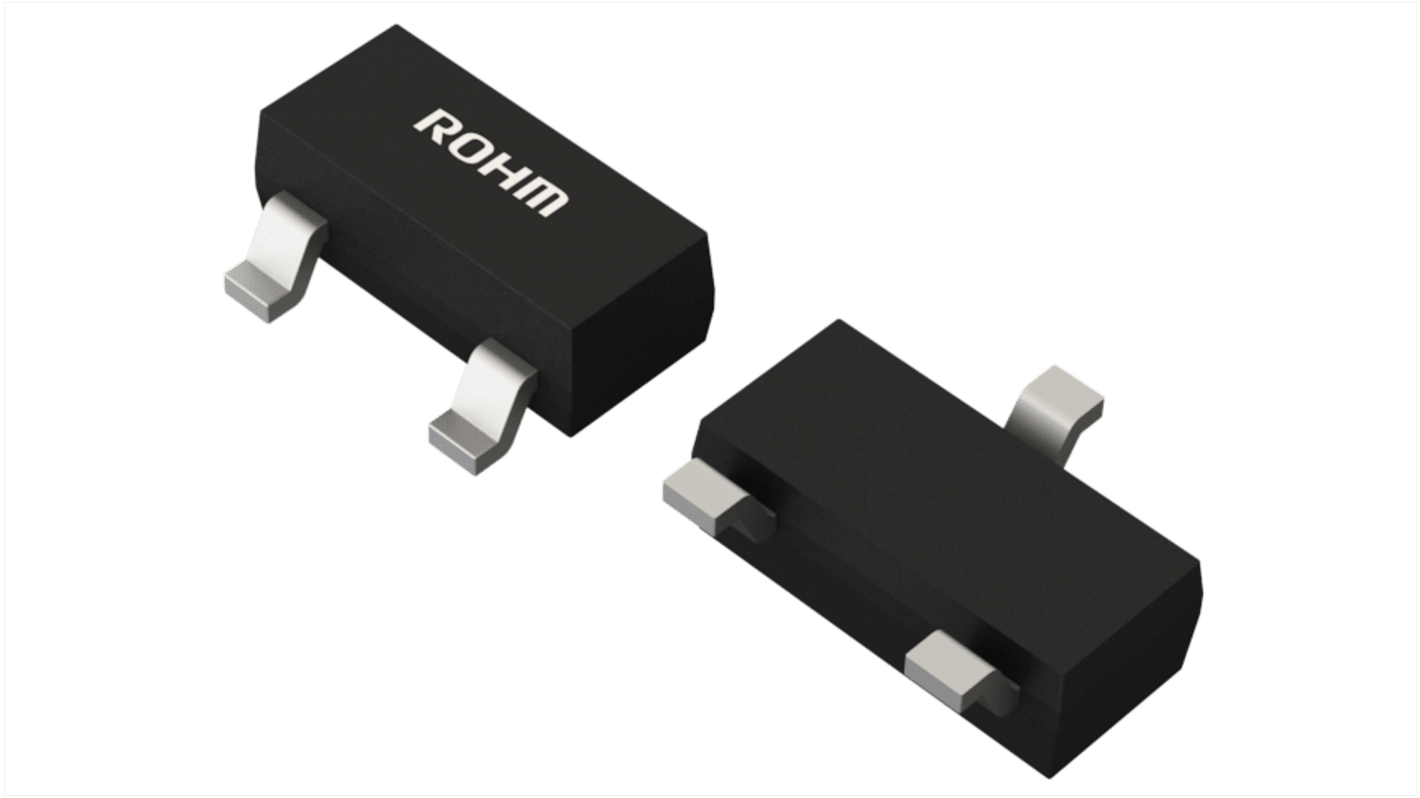 ROHM ESD16VHYFHT116, Dual-Element Bi-Directional ESD Protection Diode, 100W, 3-Pin SOT-23