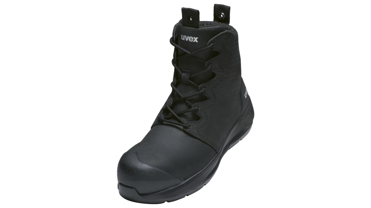 Uvex Uvex 3 x-flow Black Unisex Safety Boots, UK 10, EU 44