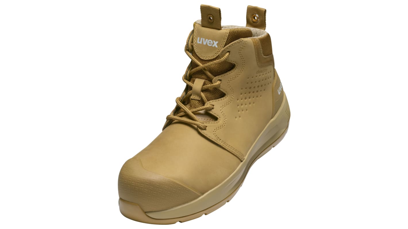 Uvex Uvex 3 x-flow Tan Unisex Safety Boots, UK 7, EU 41