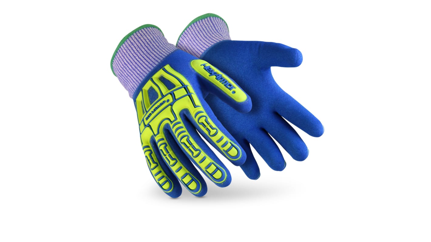 Uvex Blue Glass Fibre, Polyethylene Cut Resistant Gloves, Size 12, Nitrile Coating