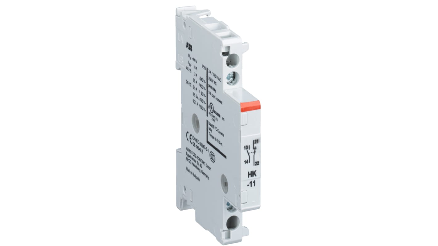 Contatto ausiliario ABB, 3 A, 250Vdc, 400Vac